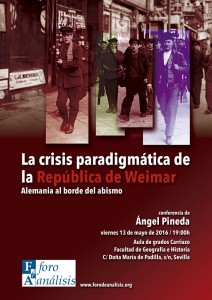La crisis paradigmática de la República de Weimar